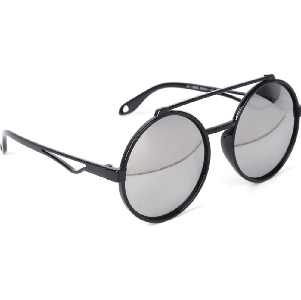 Retro Round Sunglasses - SILVER